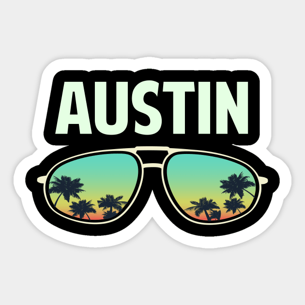 Nature Glasses Austin Sticker by rosenbaumquinton52